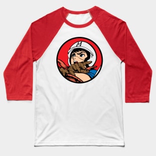 Speed Racer Retro Classic coloring Baseball T-Shirt